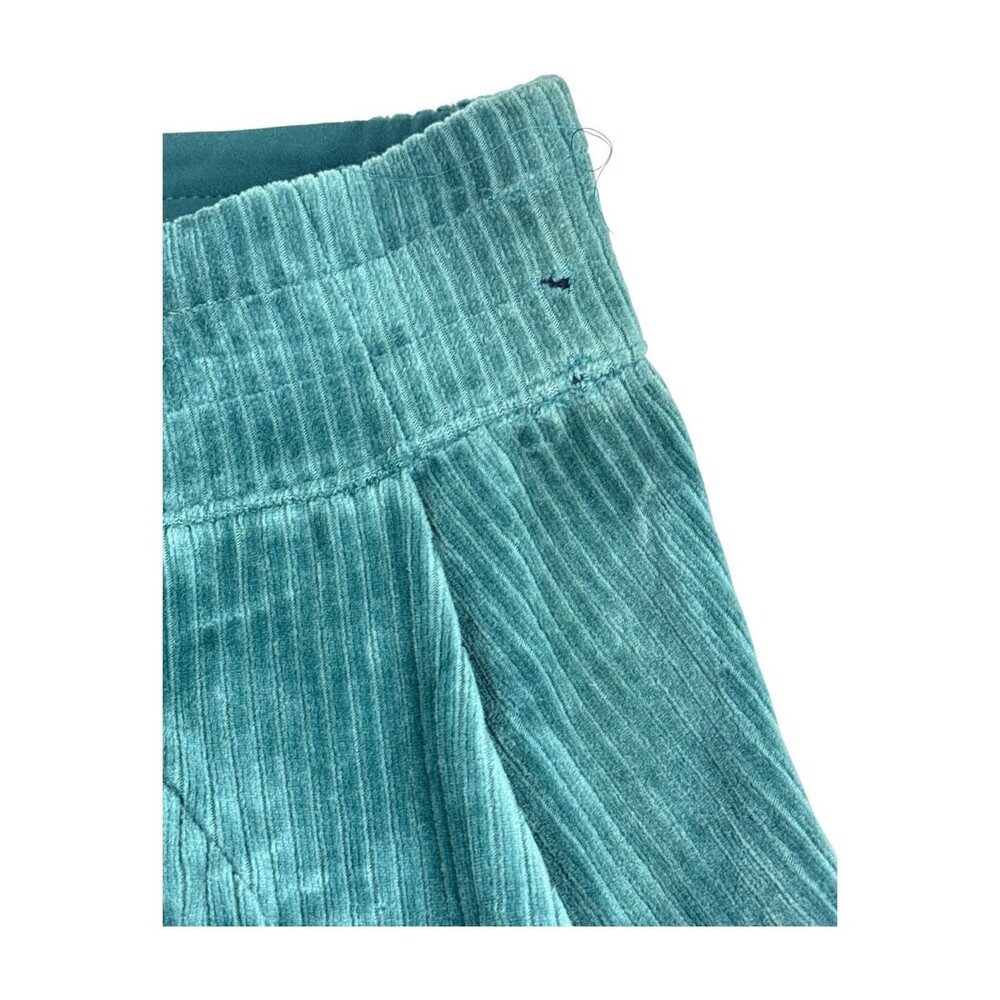 Lululemon Scuba Velvet Cord Wide-Leg Pant Storm Teal Blue Size 2 - Picture 4 of 10